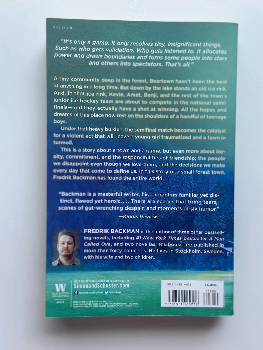 Beartown by Fredrik Backman | Fiction | Paperback Book